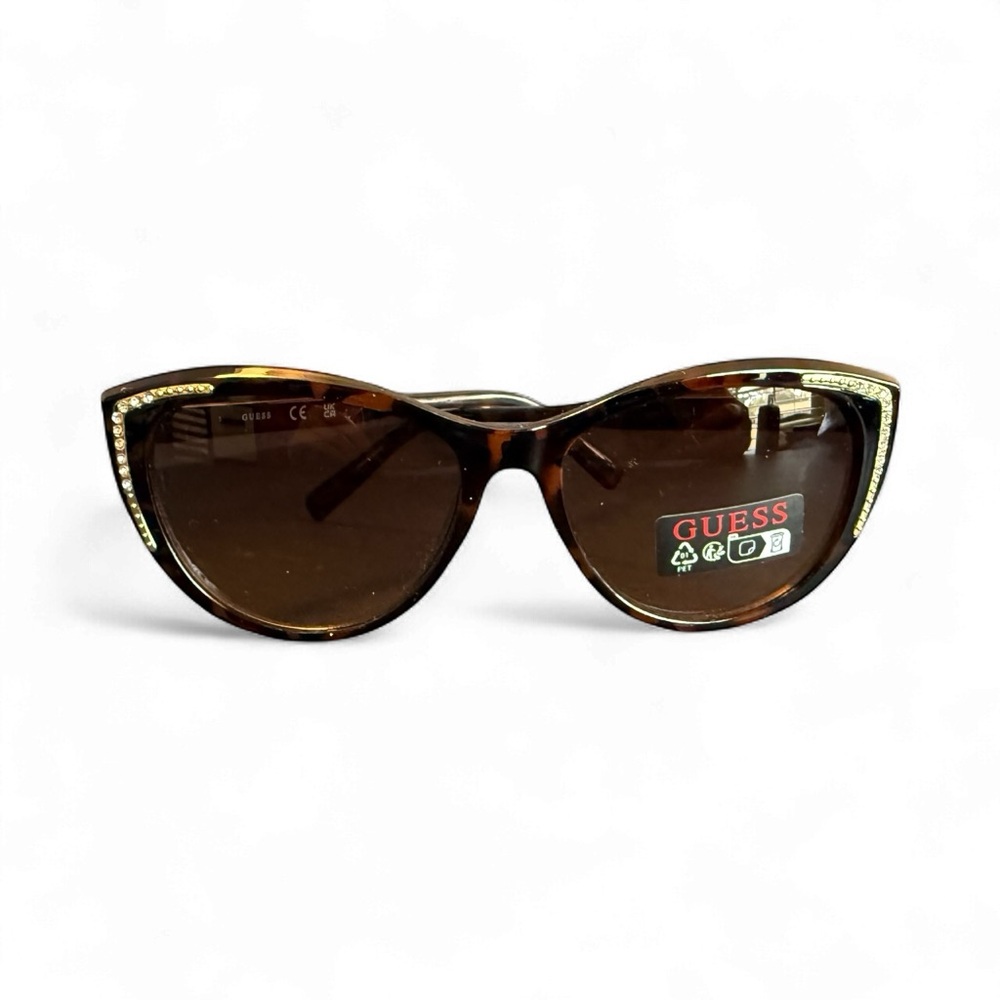 Guess NWT Tortoise Shell Cat-Eye Sunglasses - Picture 2 of 9